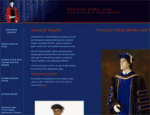 Tablet Screenshot of doctoralregalia.com